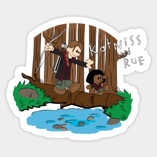 Katniss and Rue Sticker